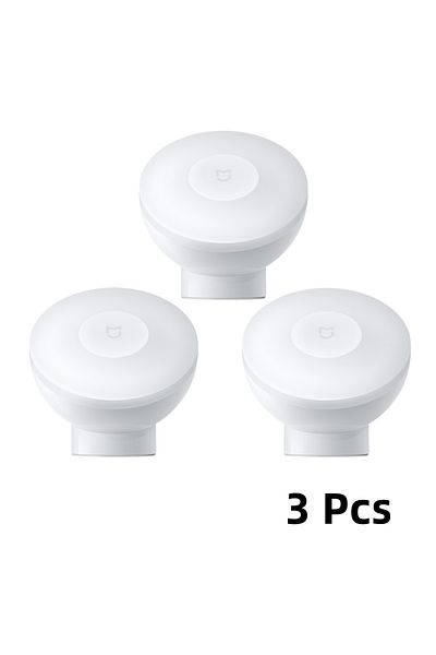 Xiaomi 3 PCS XIAOMI Mijia Night Light 2 Smart Motion Sensor, Dimmable Brightness Auto Light Sensing Bedside