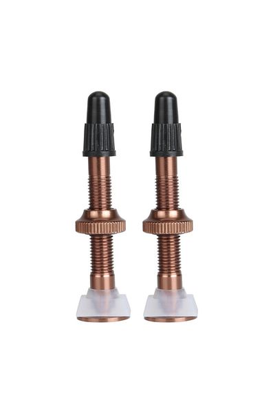 Choice 40mm Brown 1 Pair BOLANY 2pcs Bicycle Valve 40mm/60mm MTB Road Bike Tubeless Tires Conversion Anodiz