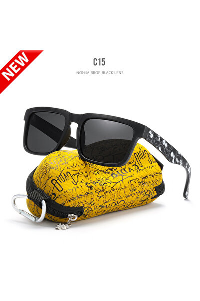 Choice Skull Zipper Case PRO-C15 KDEAM Eye-catching Function Polarized Sungla...