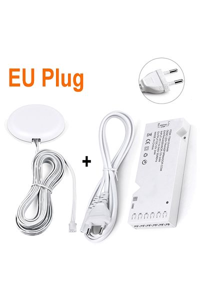 Choice 100W 10xDupont Port EU Plug LED Lighting Transformer with Touch Switch DC12V Power Supply Adapter Du