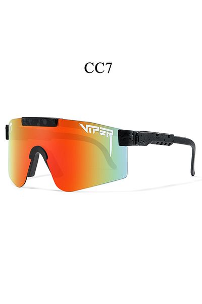 Choice CC7 Outdoor Sport Adjustable Pit Viper Cycling Glasses Men Male Female Driving Eyewear UV400 Sunglas