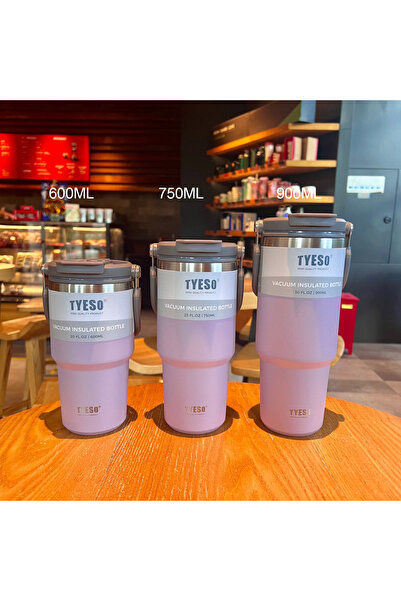 Choice كوب قهوة تايسو 600 مل بنفسجي - قطعة واحدة - ترمس من الفولاذ المقاوم للصدأ معزول بطبقتين - بارد وحار