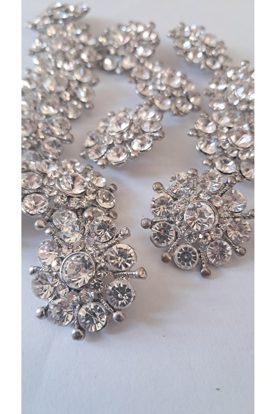 Butik Taşlı metal düğme elbise gömlek kaban ceket düğmesi (1 adet)