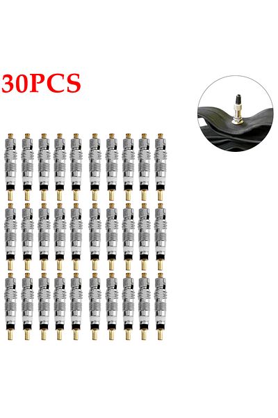 Shunmaii 30Pcs 5-30PCS Valve Core Presta To Schrader French Air Pump Bicycle Bike Valve and Removal Tool Bicy