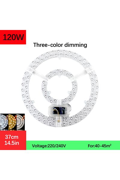 Choice 120W Tricolor Light Led Panel Ceiling Light 48W 96W 120W Panel Led Round Replacement Module AC220V-2