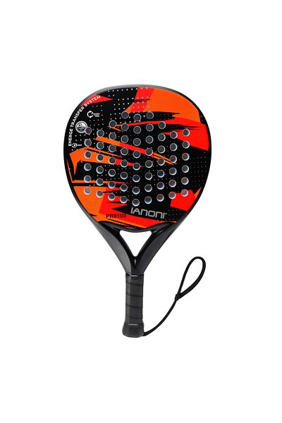 Choice PR8100 RED IANONI Padel Racket Carbon Fiber Surface with EVA Memory Flex Foam Core Padel Tennis Racq