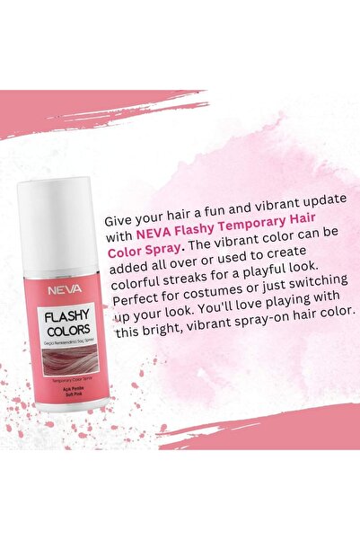 Neva NEVA Flashy Hair Colors Temporary Hair Color Spray - 75ml