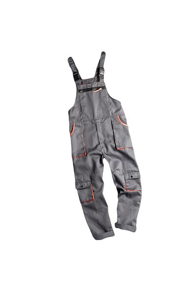 Choice XXXL bib pants New Men's Long-Sleeved Overalls Overalls Zipper Pocket Jumpsuit Jumpsuit Fashion Labo