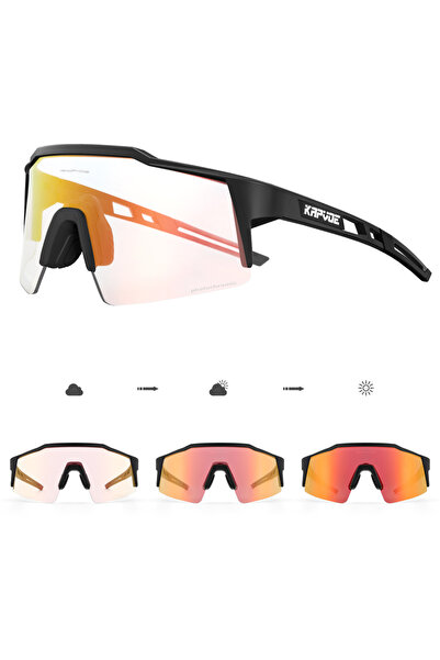 KAPVOE نظارة شمسية فوتوكروميك-عدسة واحدة K9023-PH-RE-1L-02 من كابفوي، نظارة ش...