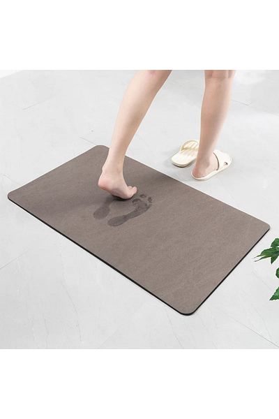 Choice 40X60cm 15.7X23.6in 16 Bathroom Anti-slip Mat Diatom Mud Absorbent Pad Nordic Style Toilet Floor Mat