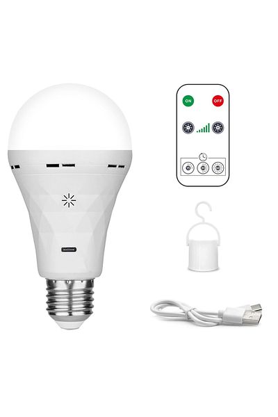 Choice 1PAK White light USB led Bulb e27 Rechargeable Light Bulb Smart Battery BulbTouch Control Dimmable L