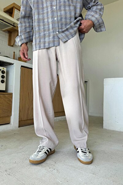 Flaw Wear Krem Ekstra Rahat Baggy Pantolon