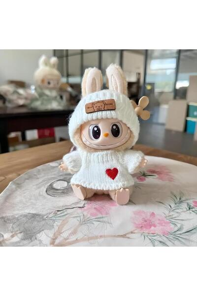 Choice مقاس واحد بدون دمية A لدمية لابوبو مقاس 17 سم، مجموعة ملابس وقبعة وقمي...