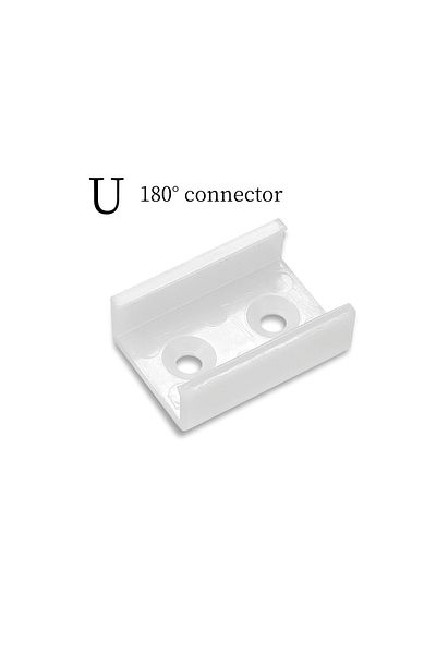 Choice U 180 degree 2 pcs 1-30pcs/Lot perfil aluminio led Corner Aluminium Profile Channel Holder for LED S