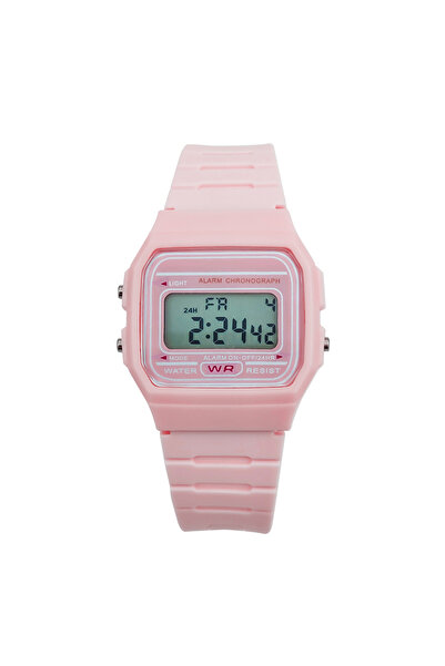 Choice ساعة يد إلكترونية رقمية LED نسائية باللون الوردي الأكثر مبيعًا متعددة الوظائف للأنشطة الخارجية والبسيطة للرجال والنساء