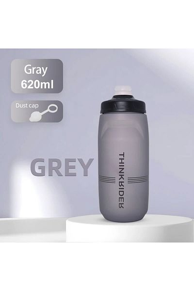 ThinkRider Gray 620ml ThinkRider 620ml/750ml Bicycle Bottle MTB Road Bike Water Bottle Outdoor Sports Plastic P