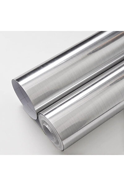 ctzszzmm ورق اتصال فضي سميك من الفولاذ المقاوم للصدأ مصقول، مقاس 40 سم × 10 م، قابل للتقشير واللصق، ذاتي