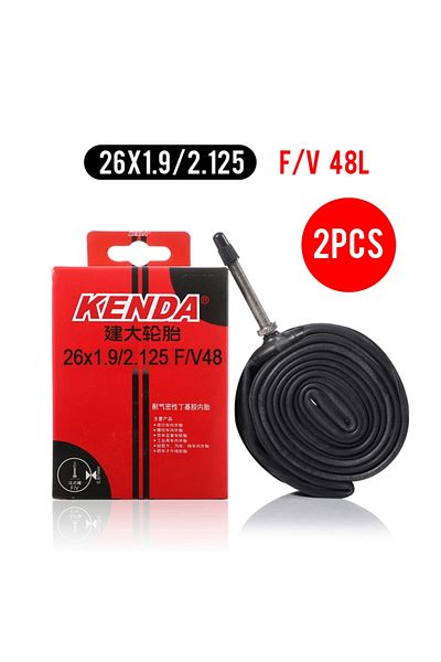 Kenda 26x1.9-2.125 FV48L 2PCS KENDA Bicycle Inner Tube MTB Bike Tires 26 27.5 29 Inches 1.5/1.75 1.9/2.125