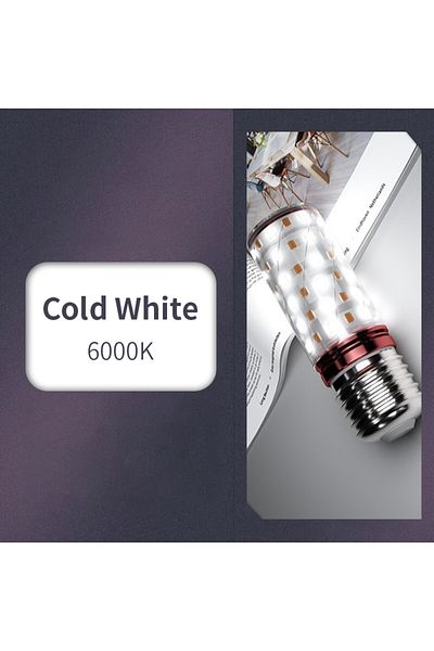 Choice E27 15W Cold White 4pcs LED Corn Bulb E27 E14 Light Bulb 220V 110V LED Lamp Chandelier Candle Light