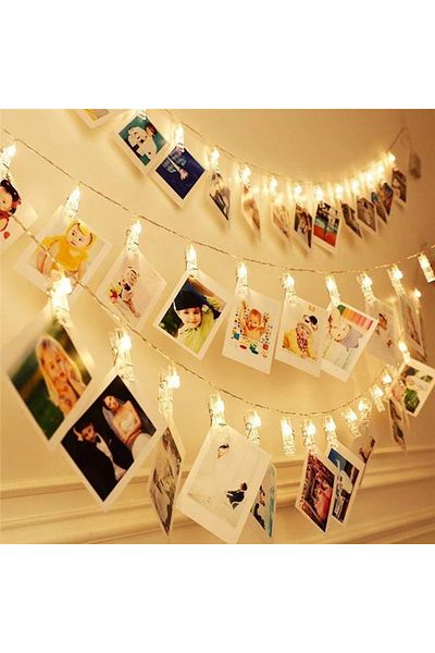 Choice 1.5M 10LEDs Warm White 3m 20 LED Photo Clip Fairy String lights Card Holder Garland lamp for Christm