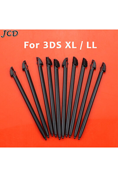 JCD 10 قطع من قلم اللمس المعدني التلسكوبي لجهاز 3DS XL JCD قلم اللمس البلاستيكي لجهاز 2DS 3DS New 2DS LL