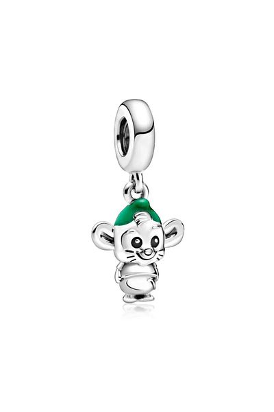 Miniso 2000 Hot Selling Disney 100th Princess Pumpkin Car Mickey Minnie Elephant Charm Stitching Beads Suit