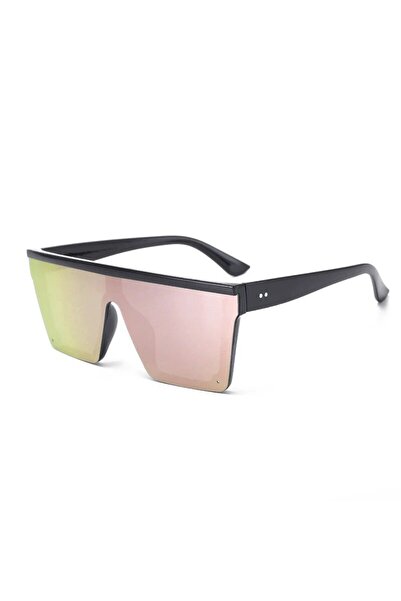 Choice نظارة شمسية جديدة كبيرة الحجم باللون الأسود والوردي، إطار مربع عصري أو...