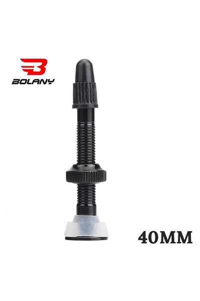 Choice 40mm BOLANY 1PCS Bicycle Valve 40mm/60mm Road Bike Vacuum Nozzle For Bike Tubeless Tire Core Aluminu