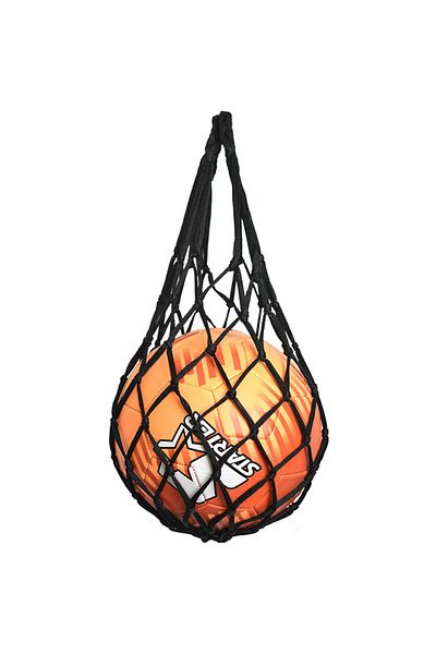MOJOYCE Black Sports Ball Holder Youth Football Self Trainer Football Net Bag Sports Mesh Equipment for Carr