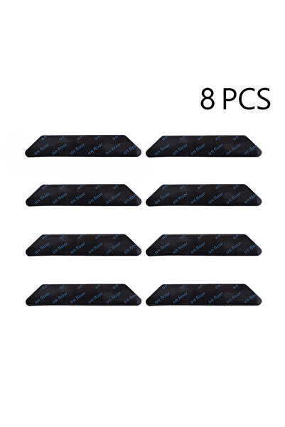 Choice 8 PCS-BLACK 4/8pcs Carpet Non-slip Sticker Reusable Washable Anti Curl...