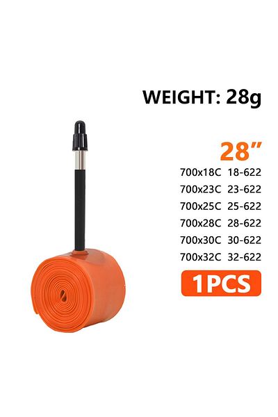 Choice 700c 45mm 1PCs ThinkRider 1Pcs Ultralight 28g Bike Inner Tube 700X18 25 28 32 Road Bicycle TPU Mater