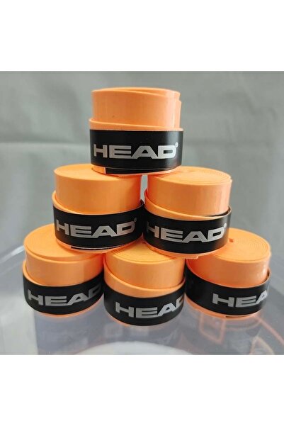 Choice برتقالي لزج، 6 قطع من مقابض HEAD Overgrip المضادة للانزلاق لمضارب التن...