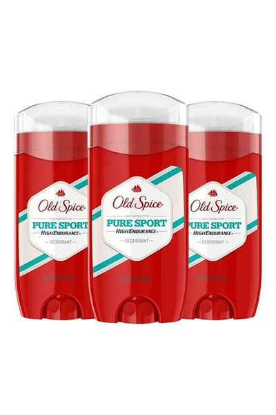 Old Spice Pure Sport High Endurance Deodorant, Pack Of 3