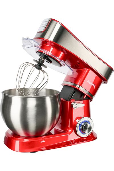 Buntz Buntz Food Processor, BMP-1500RD, 1500 W, 6 L Stainless Steel Bowl, 6 Speeds, Chopper and Blender, Red