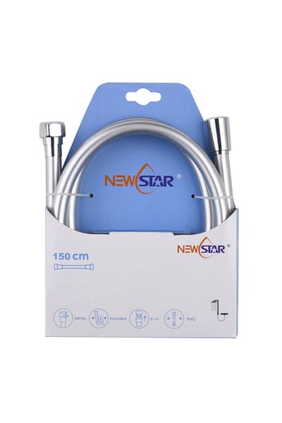 Newstar Durable PVC Shower Hose 150 cm