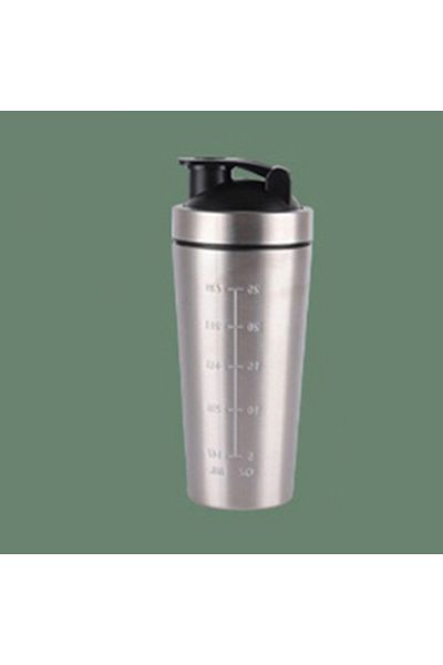 Choice 500ml Sliver Stainless steel Shaker Bottle Portable protein powder shaker cup Sport Mug Leak Proof O