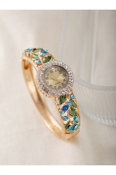 Choice Blue Women's New Retro Light Luxury Rare Quartz Bracelet Watch