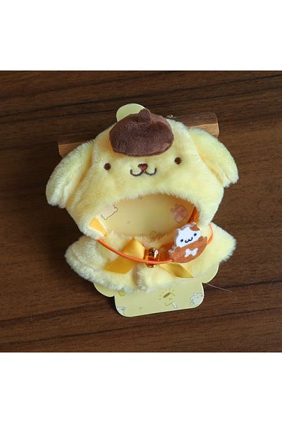 Miniso Pompompurin Labubu Cape Skirt Suit Sitting Party Sanrio Hangyodon Clothes The Monsters Vinyl Labubu