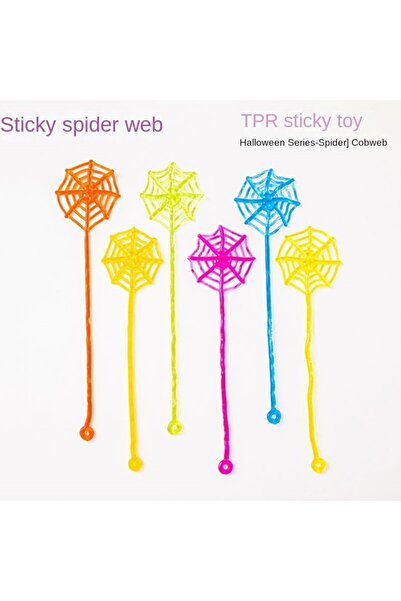 Choice 12 قطعة 12/24/36 قطعة من زينة حفلات الهالوين الممتعة على شكل شبكة عنكب...