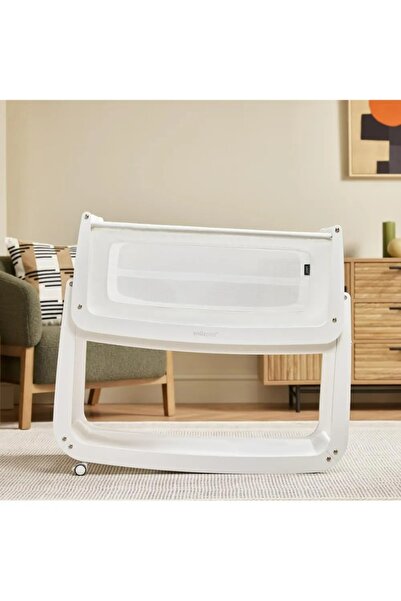 Snüz Pod5 Yatak Başı Beşiği, 3’ü 1 Arada Tasarım, Sallanan Stand, Nefes Alabilen File Şilte