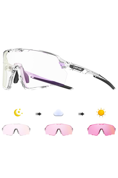KAPVOE Photochromic 1 lens Photochromic frame Photochromic Cycling Glasses Si...