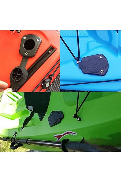MOJOYCE Flush Mount Fishing Rod Holder Kayak Canoe Boat Equipment Tool Accessories Kayak Bracket Mount Fi...