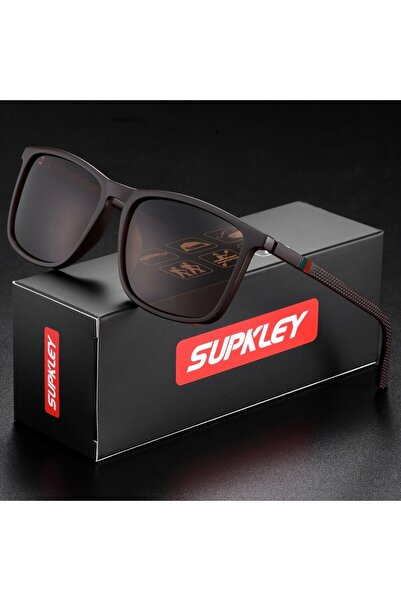 Choice BROWN SUPKLEY Sports Sunglasses for Men Polarized Comfortable Wear Squ...