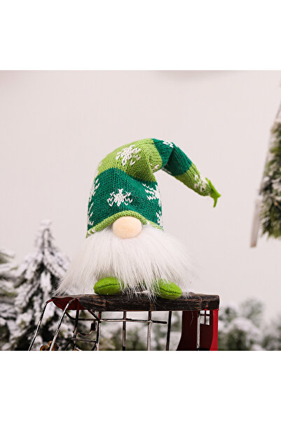 Choice دمية قزم عيد الميلاد الخضراء بدون وجه، إضاءة ليلية، زينة عيد ميلاد سعي...