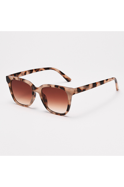 Choice show as picture leopard brown Fashion Female Trendy Small Square Frame...