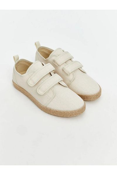 LC Waikiki Beige Velcro Boys' Classic Shoes