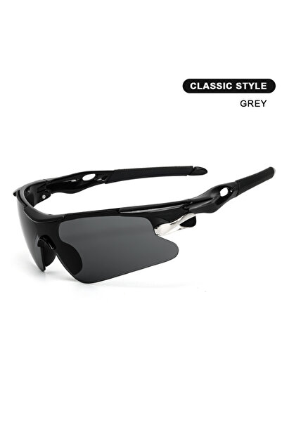 Choice نظارات شمسية رياضية رمادية اللون للرجال من رايدر ايس، نظارات واقية لرك...