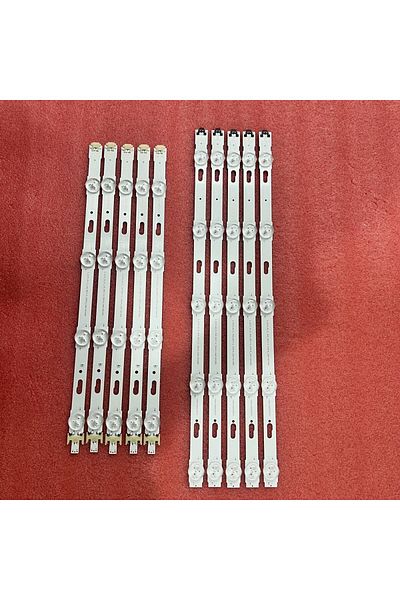 Choice Kit 10pcs For 1 TV LED Backlight Strip for Samsung UE40JU6060K UE40JU6050U UE40JU6000W UE40KU6100W U