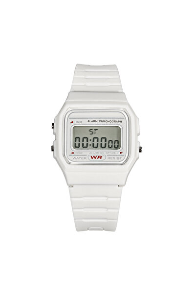 Choice ساعة إلكترونية رقمية LED للنساء باللون الأبيض الأكثر مبيعًا متعددة الو...