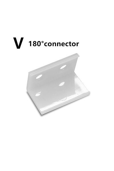 Choice V 180 degree corner 8pcs LED Angle Aluminum Slot Strip Lamp, Kitchen Cabinet Lamp, Suitable for 8-12